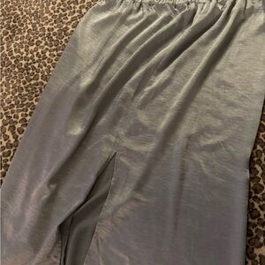 GAP Gray Satin Skirt